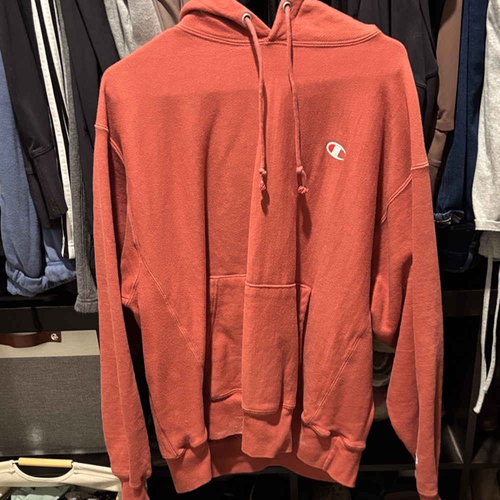 Champion Men's Brick Red Hoodie